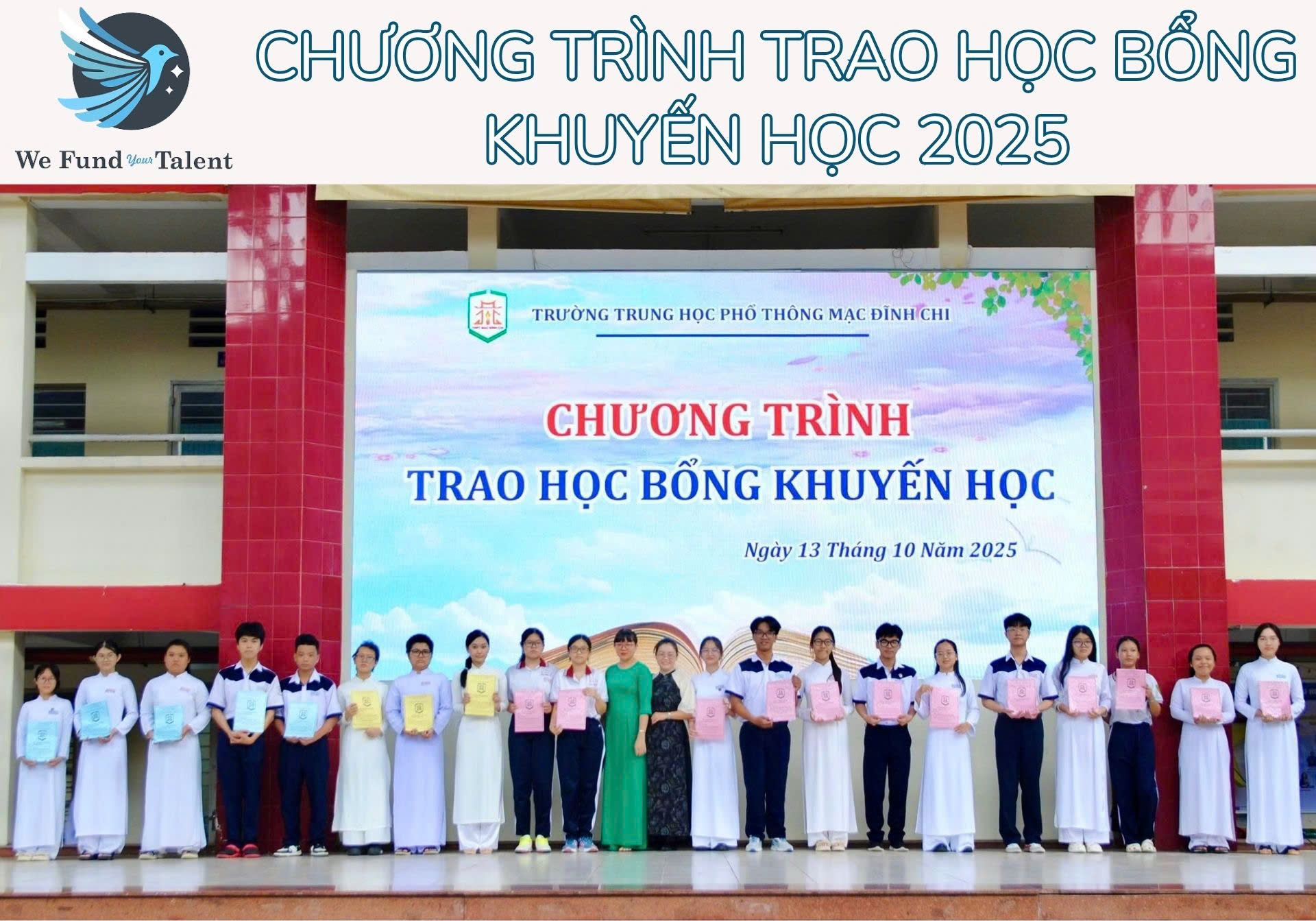 Học bổng [toàn phần] dành cho những hoàn cảnh khó khăn